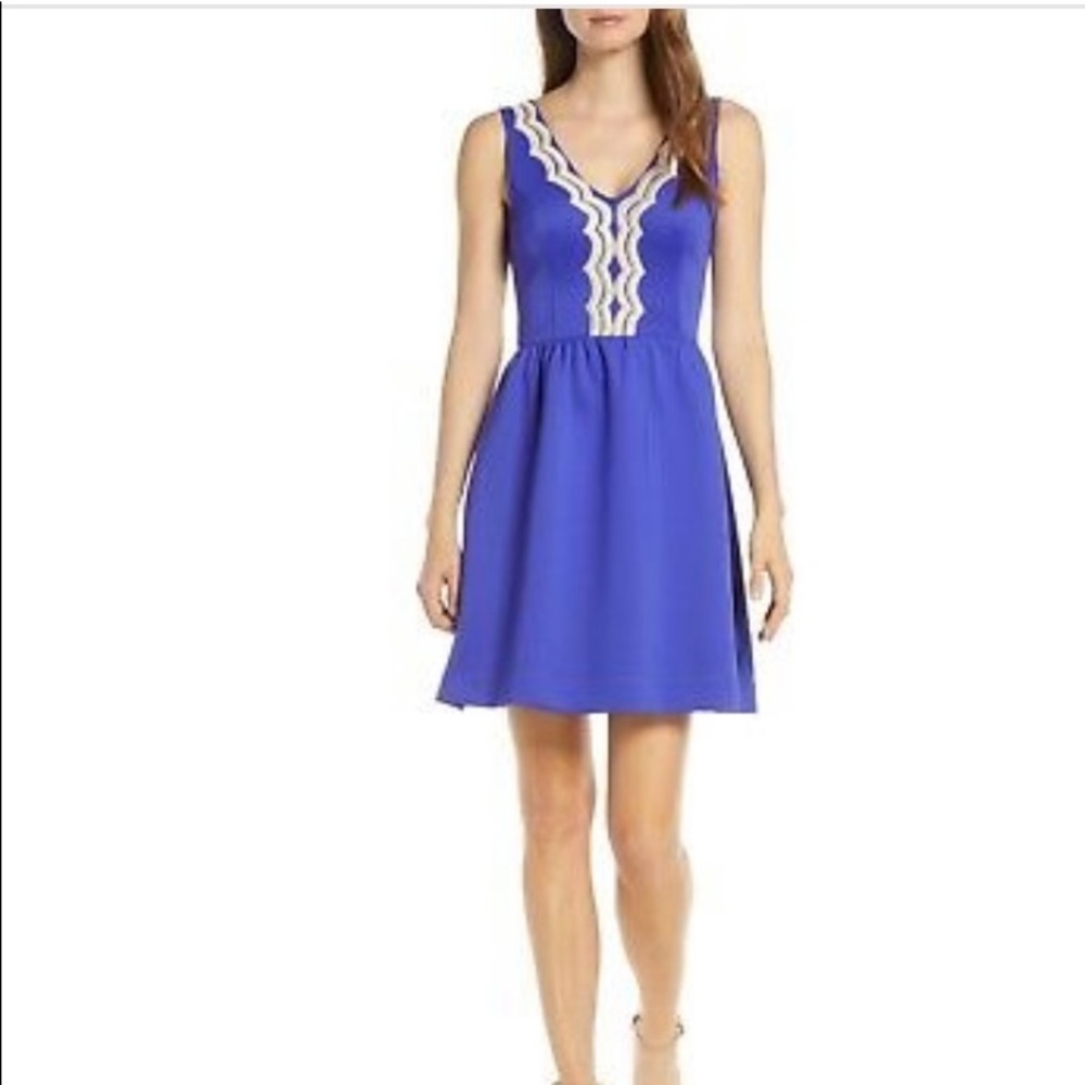 NWOT Lily Pulitzer Rorey Dress in Royal Purple Size S